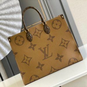 💯LouisVuitton💯 GM Onthego Limited Large Tote Brown